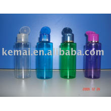 Plastic flip cap bottle